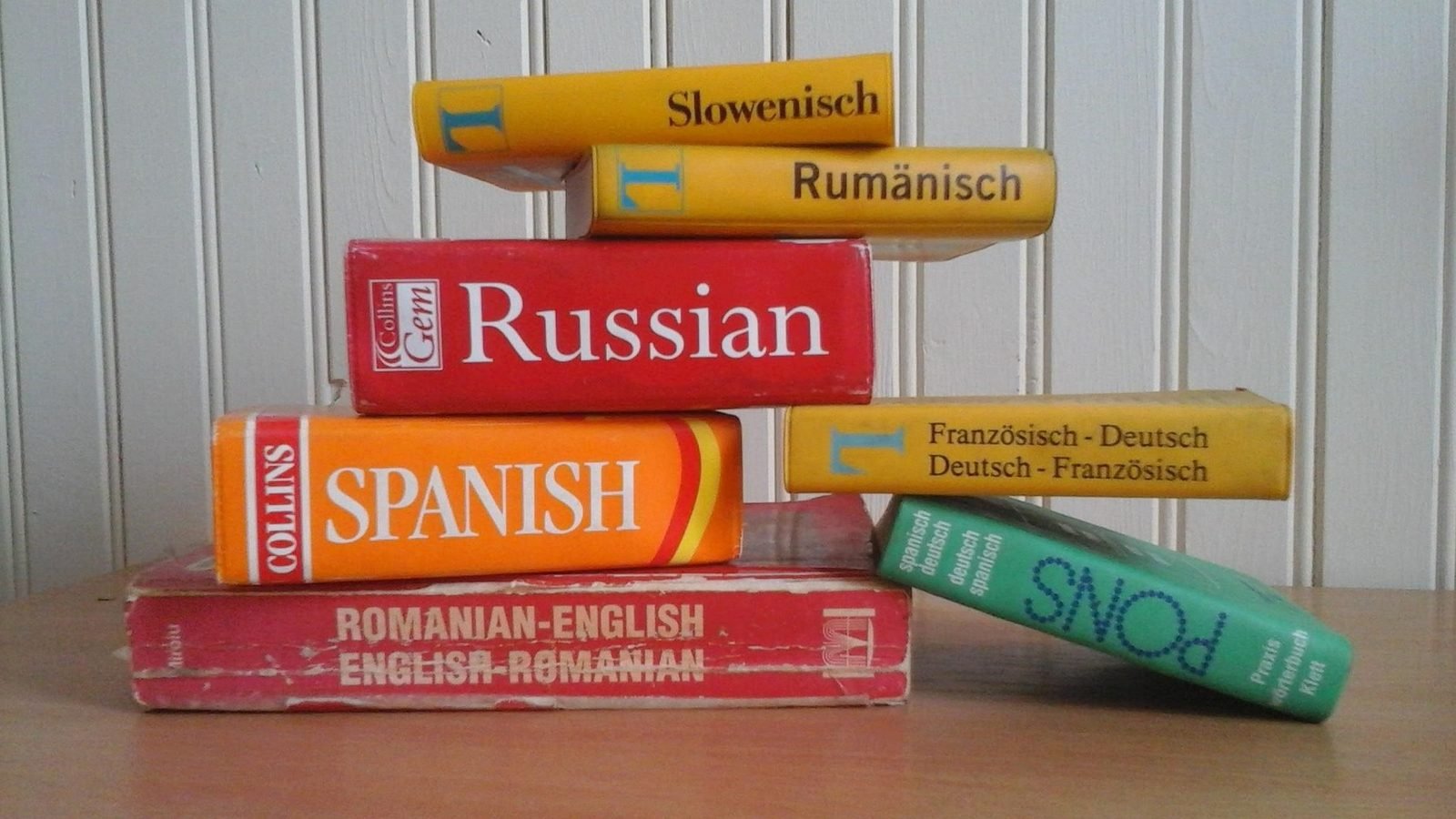 Stacks of study materials