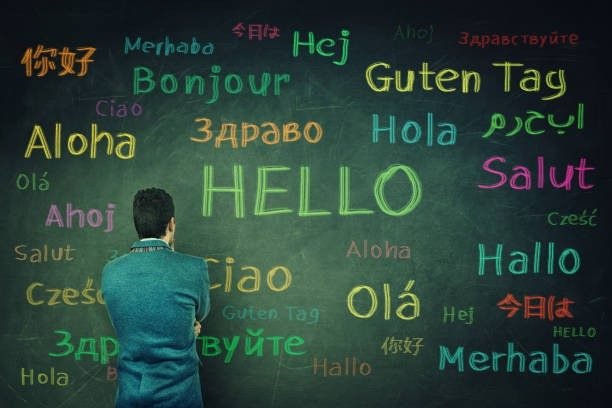 Learner facing a wall of words in many languages